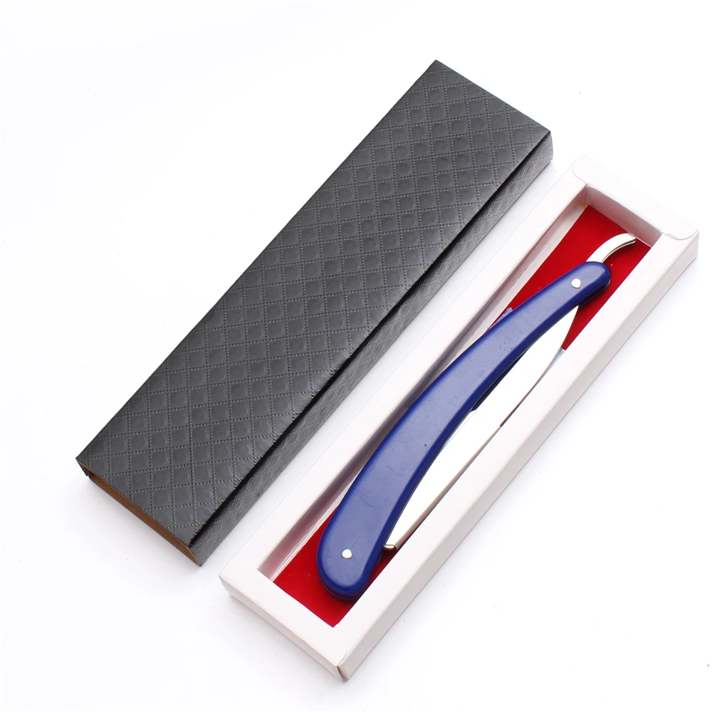 100 шт. 14,5*1,5 см парикмахерская бритва край складной нож для бритья инструменты для удаления волос борода бритва салонные инструменты C6105