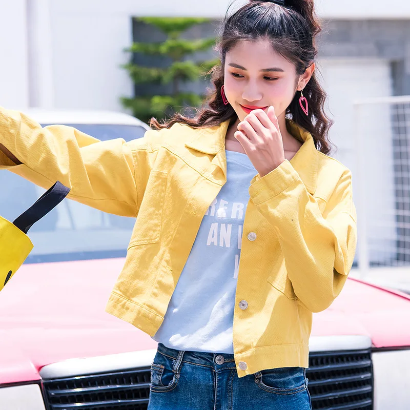 Harujuku Japanese Streetwear Red Short Wind Longsleeve Jacket and Coats Windproof Women Windbreaker Chic for Girls 2019 Spring F Harujuku Japanese Streetwear Red Short Wind Longsleeve Jacket and Coats Windproof Women Windbreaker Chic for Girls 2019 Spring F