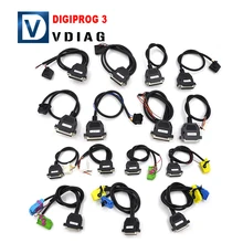 Hot selling Full Set Cables for Digiprog III Digiprog 3 Odometer Programmer Full Set Cables for Digiprog 3 DHL Free Shipping