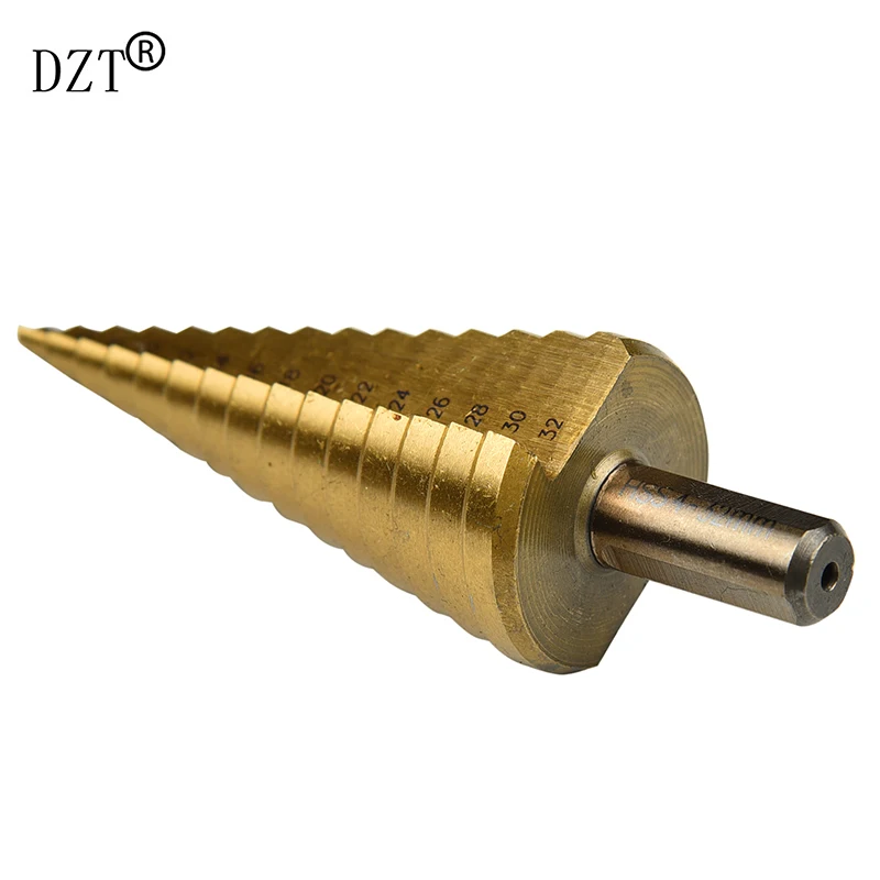 4-32mm Step Drill For Metal High Speed Steel Titanium Woodworking Drill Bits