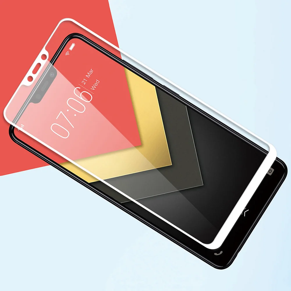 N-KXM1398W_1_JONSNOW Full Cover Tempered Glass for Vivo Y81 6.22 inch Protective Film Full Screen Protector for VivoY81