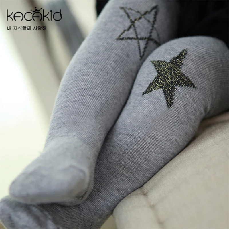 Kacakid/Детские колготки Котенок колготки Star Брюки для девочек мультфильм хлопок Брюки для девочек Four Seasons для детей возрастом до 2 лет