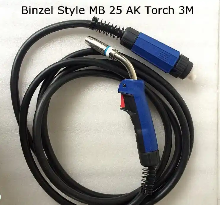 MIG Welding Torch MB25 Euro Standard Fitting Connector 3M 4M or 5M