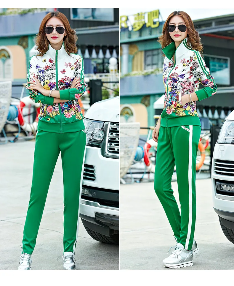 lounge sets 2021 Spring Zipper Cardigan Top and Trousers up and down Two-piece fashion Sweet Maiden long-sleeved Cardigan top Pants suit white co ord set