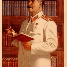 Vintage Stalin de la Unión Soviética carteles antiguos simples creativos Kraft adornos de pared de papel pintura artística decorativa clásica pinturas