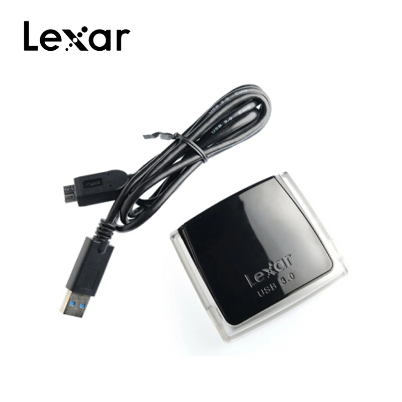 Продвижение Lexar Professional 2 в 1 Высокоскоростной USB 3,0 двухслотовый считыватель для Sd карты/Compact Flash CF считыватель карт памяти