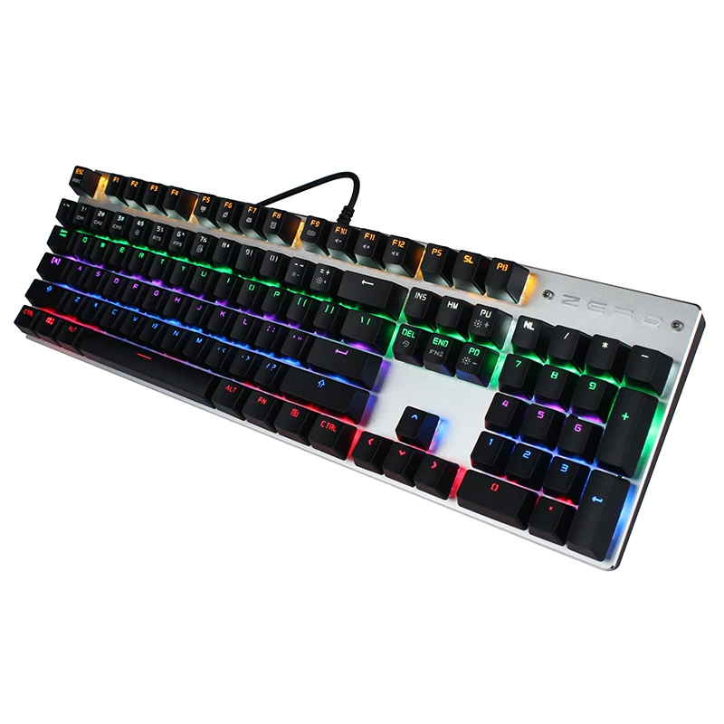 

Free Shipping Mechanical Keyboard USB Wired Gaming Keyboard Blue/Black/Red Switch with Backlight Mode for Desktop Laptop Gamer