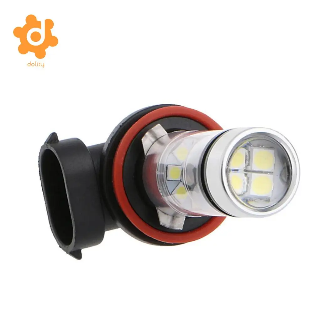 Baoblaze 2 Pieces H11 H8 100W Car Fog Driving Light Projector LED Bulbs Blue 10000K 