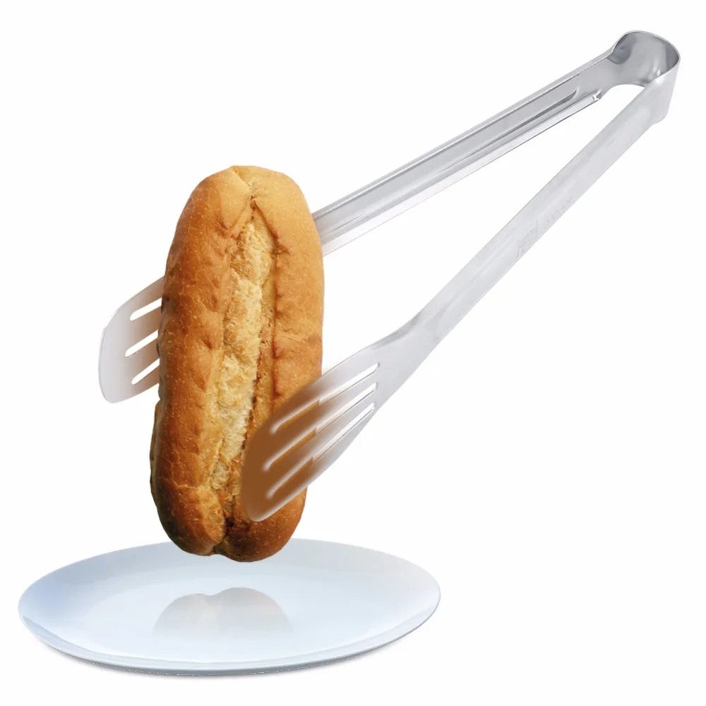 Buy 7.2 Inch 304 Stainless Steel Food Tongs Kitchen