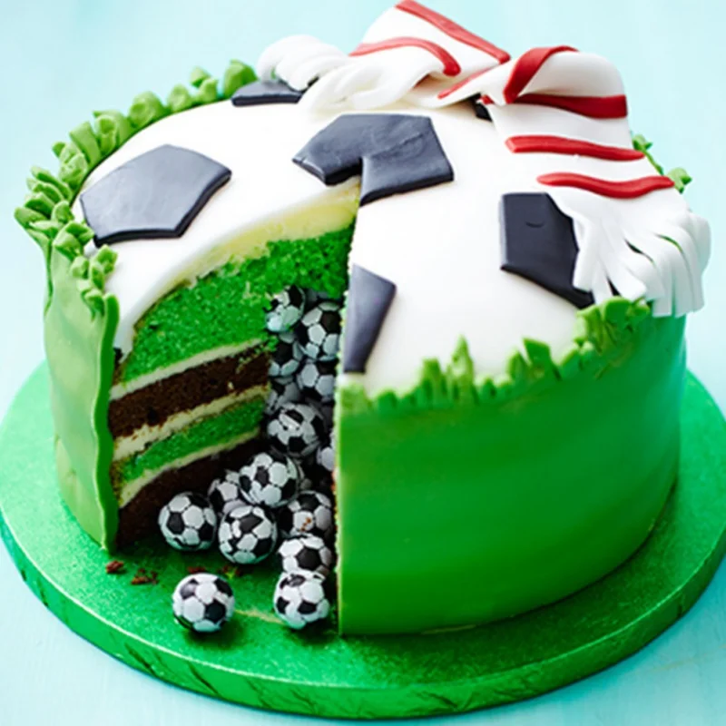 

DIY Football Fondant Cutter Cake Mold Fondant Mold Chocolate Mould Cake Decorating Tools Kitchen Baking Tool 4Pcs
