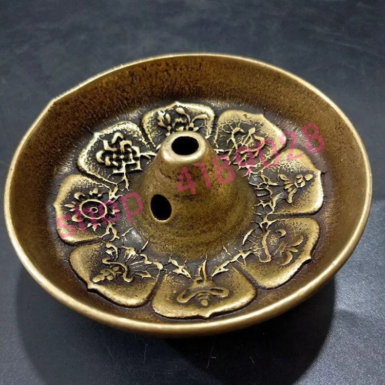 

Pure brass, eight treasure oil lamp