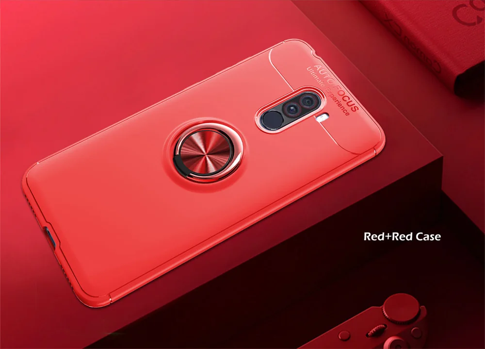 Кольцо-держатель на палец для мобильного Мягкий силиконовый чехол для телефона для Xiaomi mi A2 Lite Max 3 A1 8 SE Poco F1 чехол для телефона для Red mi 6 6A S2 Примечание 4X 5A prime