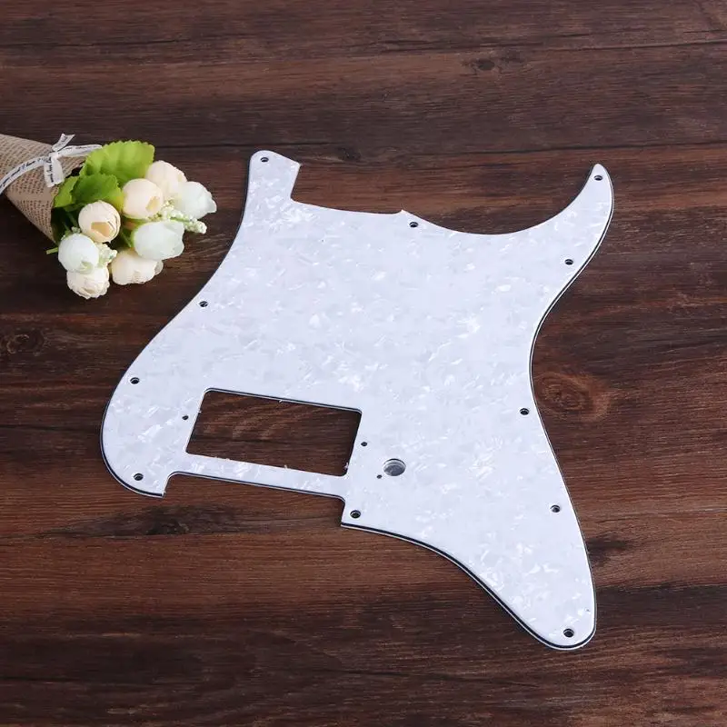 مميزة من كلوريد البولي فينيل + السيليلويد Pickguard ل درابزين مع Humbucker للكهرباء الغيتار آلة موسيقية الغيتار أجزاء اكسسوارات مميزة من كلوريد البولي فينيل + السيليلويد Pickguard ل درابزين مع Humbucker للكهرباء الغيتار آلة موسيقية الغيتار أجزاء اكسسوارات