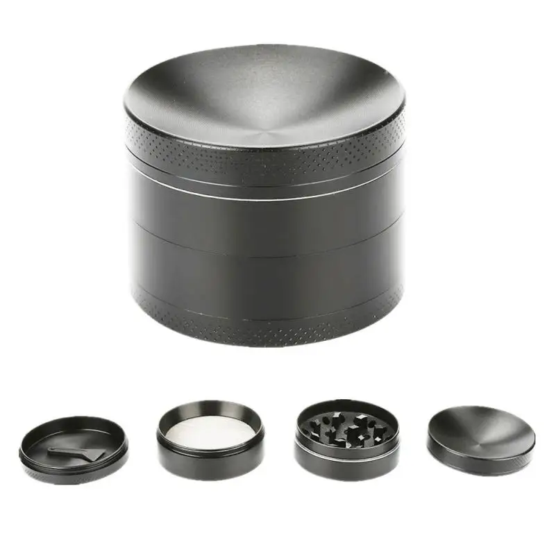 54mm Metal tobacco grinder 4 layers Concave Type Herbal Herb Tobacco