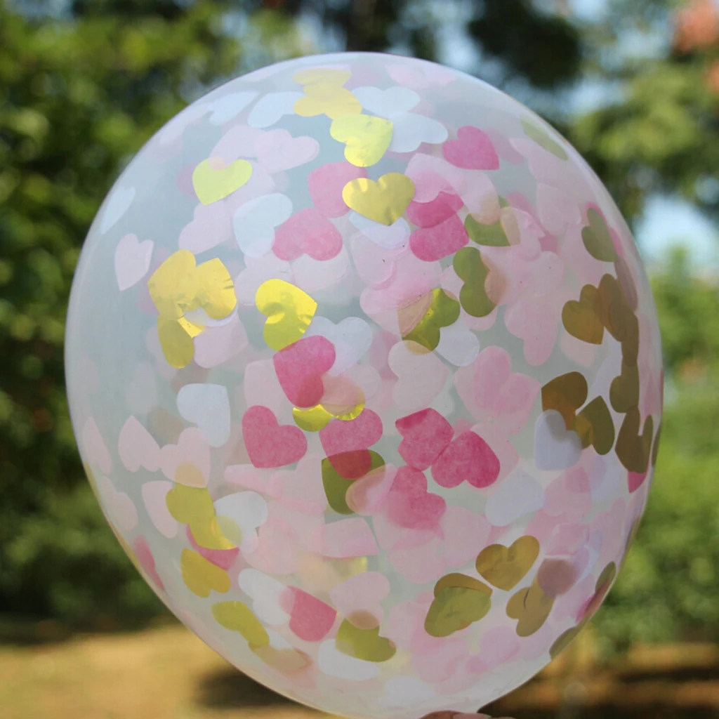 1400Pcs Heart Shape Confetti Tissue Paper Wedding Party Decor Biodegradable