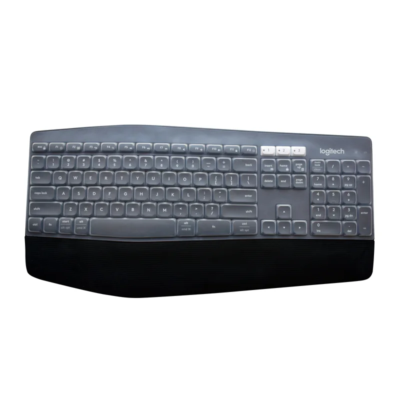 

Waterproof dustproof Clear Transparent Silicone Keyboard Cover protectors For Logitech MK850