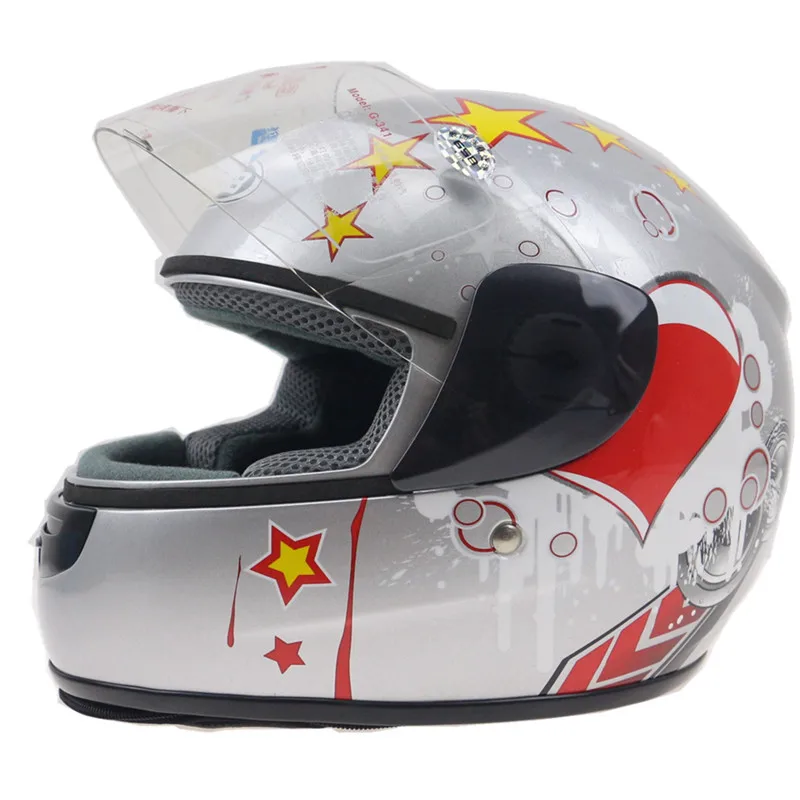Мотоциклетный шлем для учеников начальной школы, детский шлем с шейным покрытием, защищающий от холода, теплый мотоциклетный шлем, безопасный и красивый