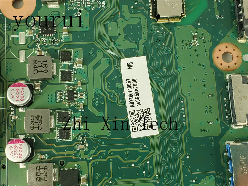 Yourui для acer Aspire E5-575 E5-575G Материнская плата ноутбука NBYDA11006 NB. YDA11.006 DAZAAMB16E0 с i3-6006u процессор полностью тесты ok