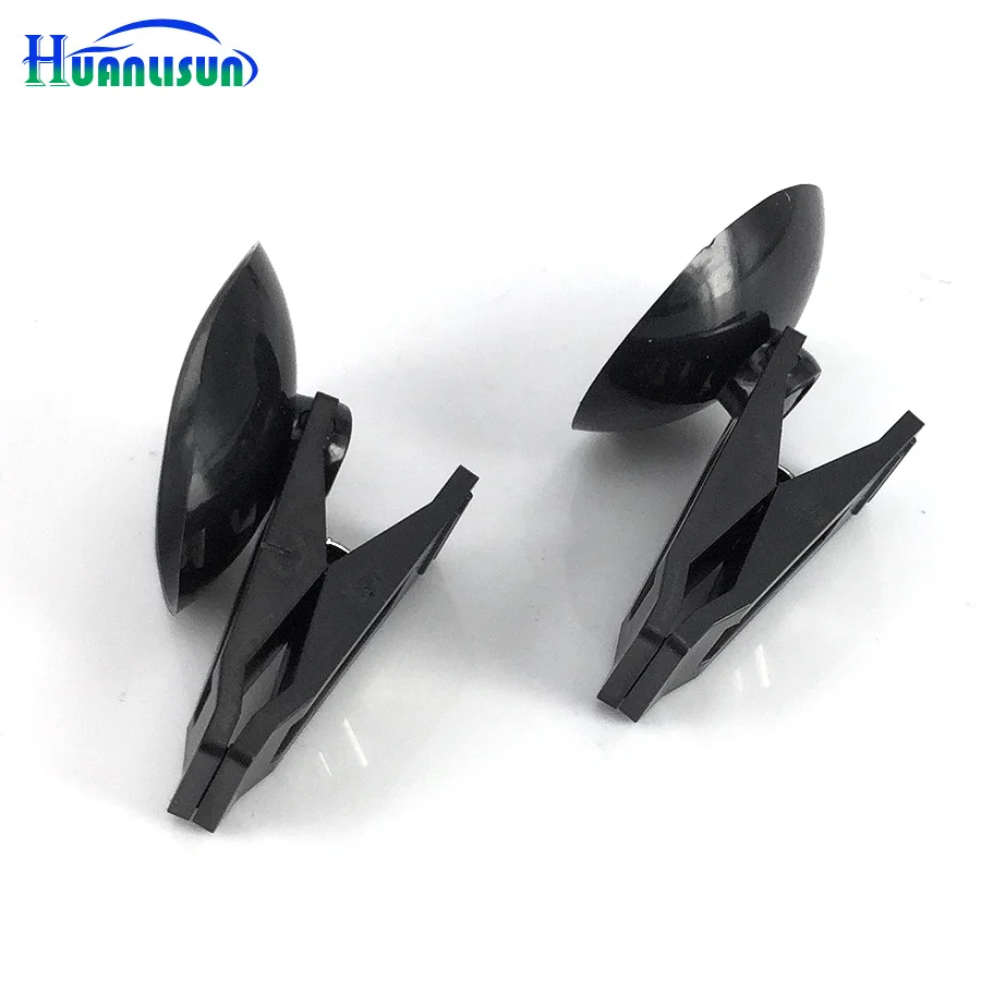 Huanlisun Car Ticket Holder Clip Suction Cup Hooks Without Mark
