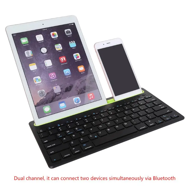 

Multi-Device Ultra Slim Wireless Bluetooth Keyboard For Windows Android IOS Mac