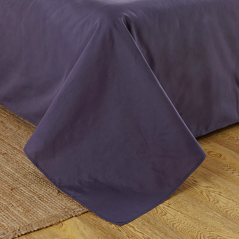 نوم الألوة النقي الخالص المدخن اللون القطن لون نقي لينة مجموعة حجم 4 Pcs غطاء لحاف المخدة أغطية سرير غطاء سرير حاف غطاء