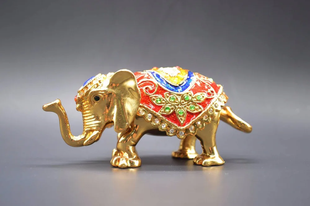 Free Shipping Hot Three Pieces Elephants set Pewter Trinket Jewelry