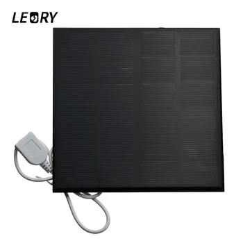 

LEORY 3W/4.5W/6W 6V Mini Solar Panel With USB Interface For Mobile Phones Power Bank MP3