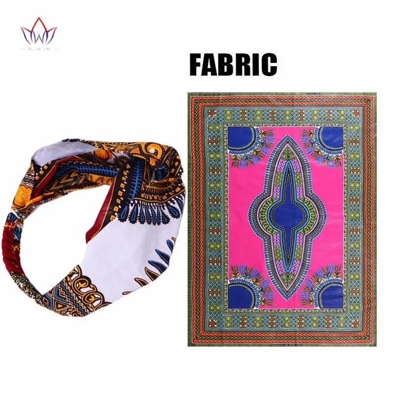 Модная африканская повязка на голову для женщин, Анкара, повязка на голову, аксессуары для волос BRW WYB362 - Цвет: 14