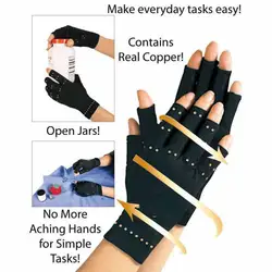 1 пара унисекс руки для мужчин женщин терапевтический циркуляции сжатия перчатки при артрите сцепление