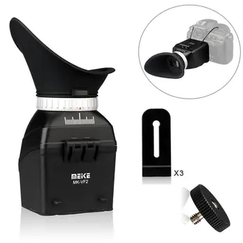 

Meike MK-VF2 Universal LCD Viewfinder for 3''~3.2'' Screen Canon Nikon DSLR Camera 3:2/4:3 Ratio LCD Screen New View finder