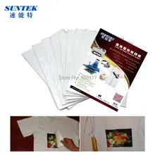 50 листов/партия Лазерная Термотрансферная бумага A4 лазерная теплопередача печатная бумага для светлой цветной футболки Papier transft Textile