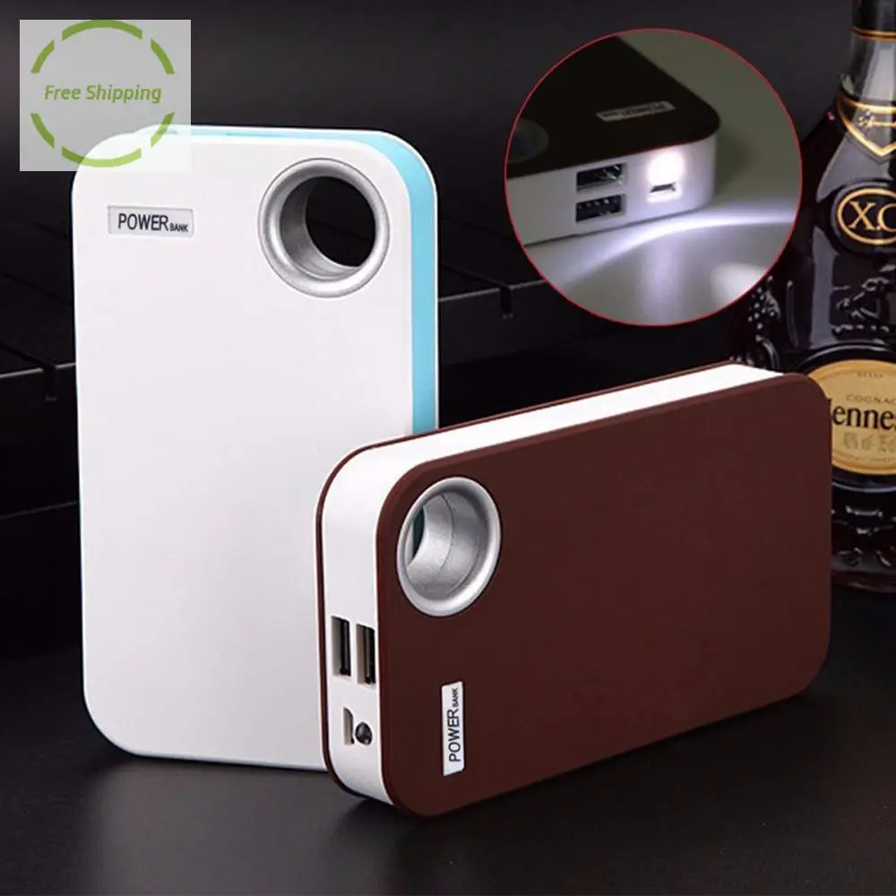 

13000mAh USB Power Bank 5x18650 Battery Charger DIY Box Case Holder For Phone LG Travel External Backup Charger