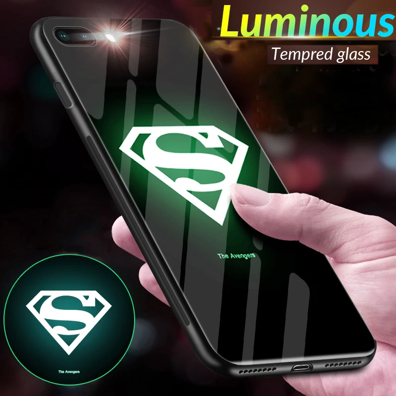 Чехол с подсветкой для iphone XR X 10 6 6S Plus 7Plus XS Max 7 8 plus|Бамперы| |