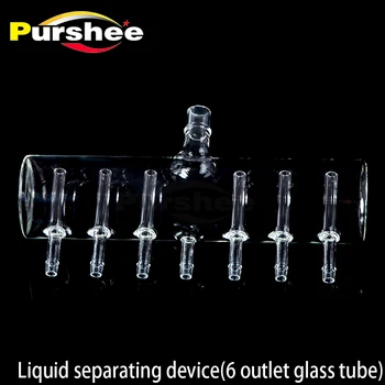 

Liquid separating device(6 outlet glass tube)