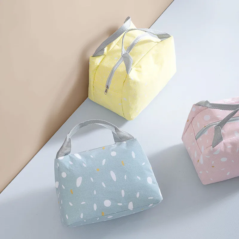 Portable Picnic Bag Outdoor Camping Hiking Thermal Lunch Box Beach Insulated Cooler Bags Food Snack Storage For Women Mom