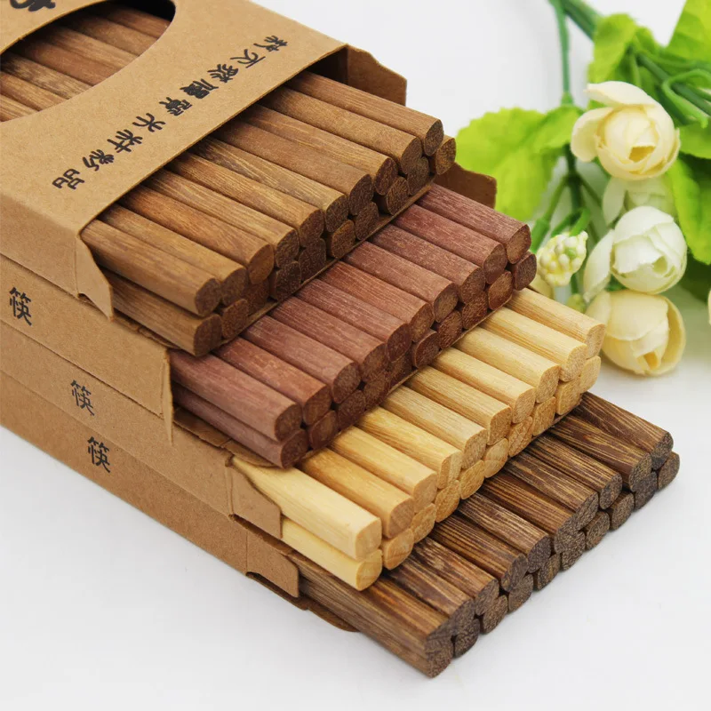 

Yooap Natural imported chicken wings wood red sandalwood yellow sandalwood chopsticks no paint no wax chopsticks ten pairs of
