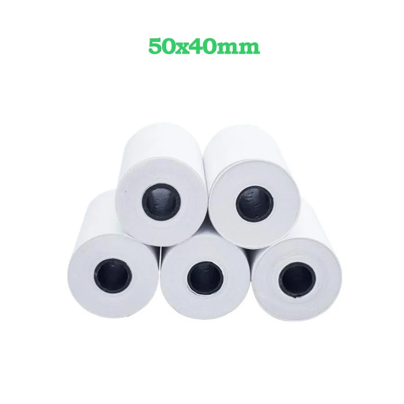 57x40mm 6PCS Thermal paper Receipt printer paper POS printer 58mm for Mobile POS mobile