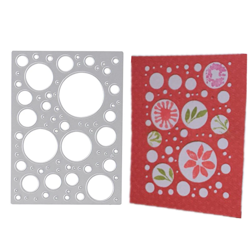 

Round Circle Hollow Frame Metal Cutting Dies Stencils DIY Scrapbooking Die Cuts Album Decorative Embossing Craft DIY Paper Card