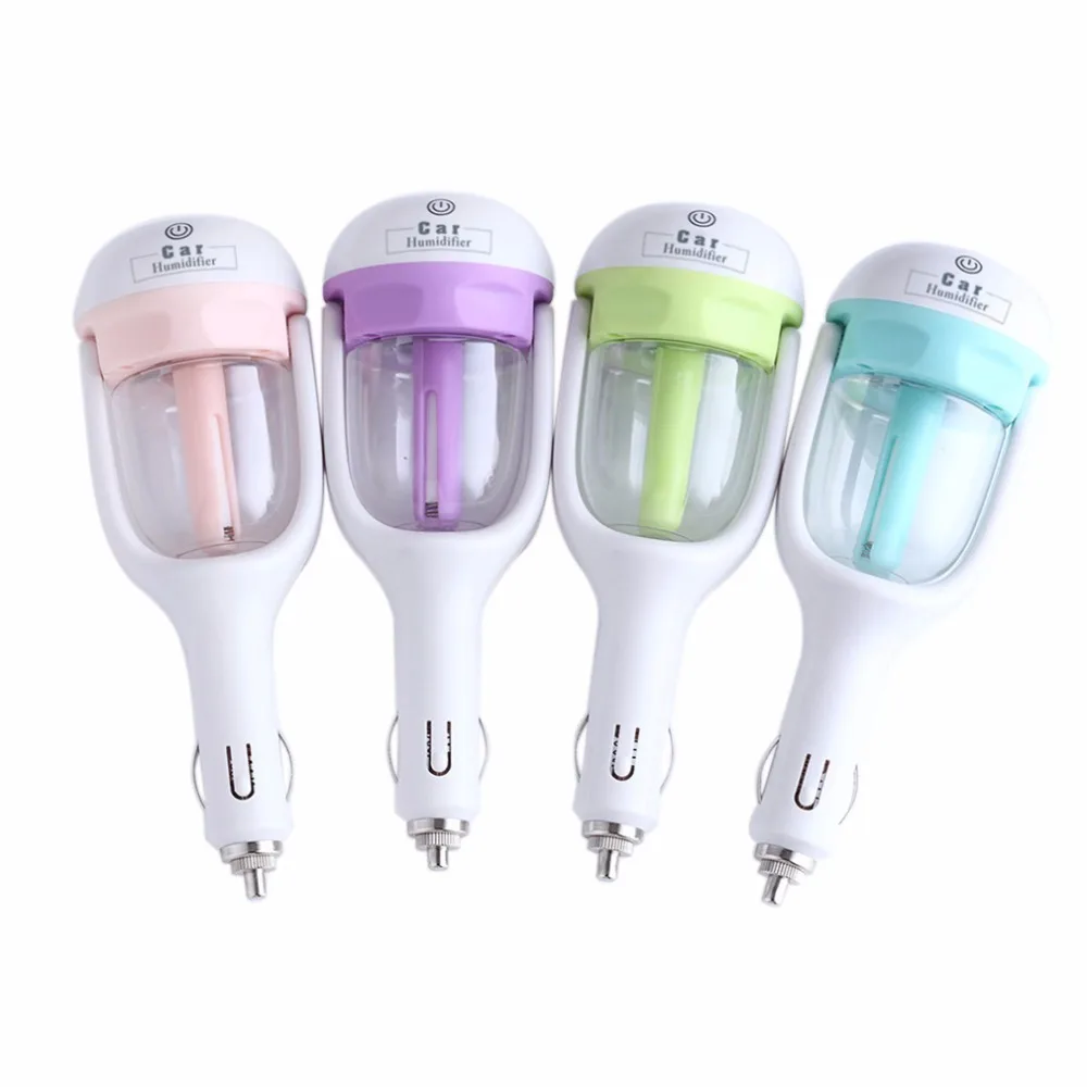 

Portable Car Humidifier MIni Car Charger Air Humidifier Ultrasonic Essential Air Atomizer Diffuser Wave Air Filter Mist Maker