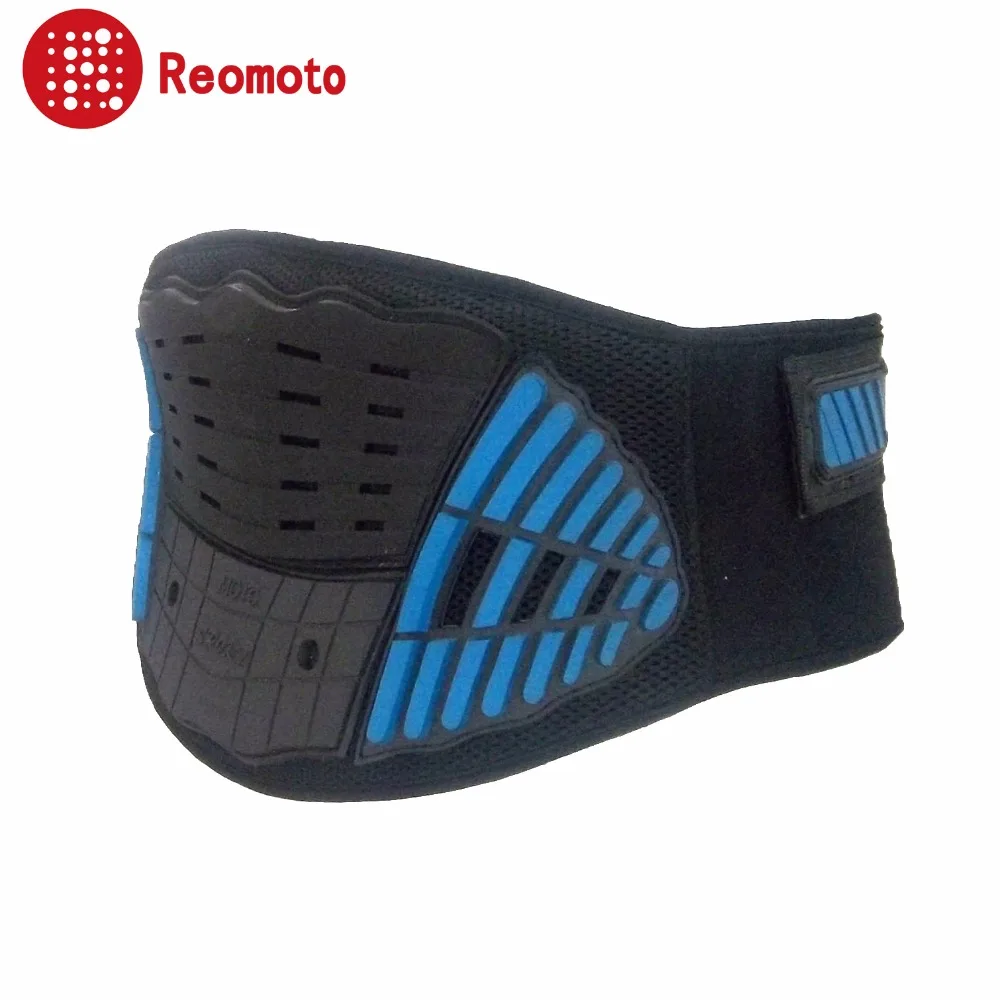 

Motorcycle Motocross Racing Waist Support Sports Safety Kidney Belt Protective Gear Protector - Color blue black