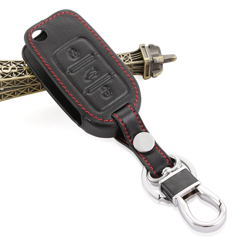 Брелок для VW polo golf 4 5 6 mk6 passat b5 b6 jetta tiguan bora|car key case cover|leather fob holderkey holder |