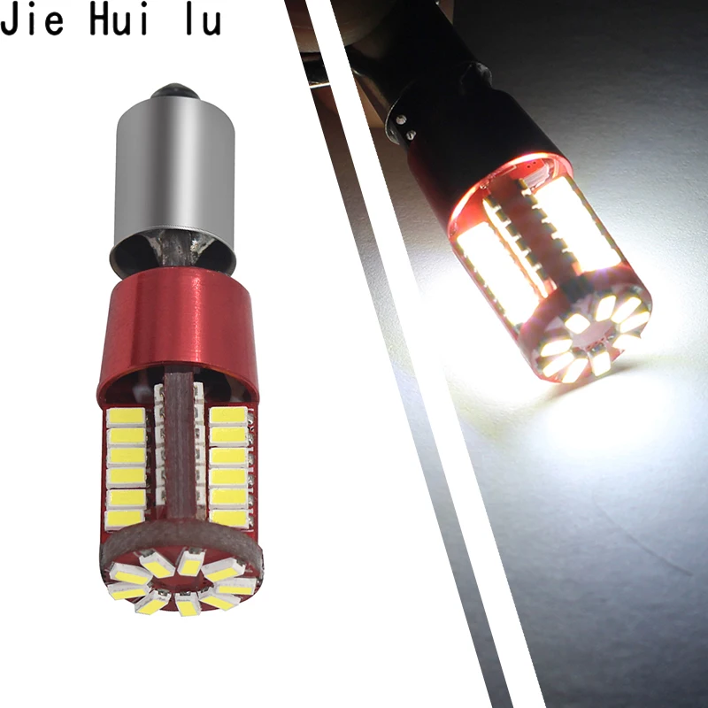 1 шт. 12 В Bax9s BAY9s Ba9s H21W 433D 3014 57 SMD 57SMD без OBC/Canbus ОШИБОК Led Клин туман/индикатор/Обратный Светильник лампы