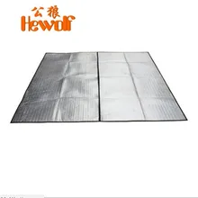 Толстые Алюминий Фольга поддержку пена влагостойкие Коврики Pad нескользящая для Фитнес Йога Кемпинг Спальный упражнение для пикника