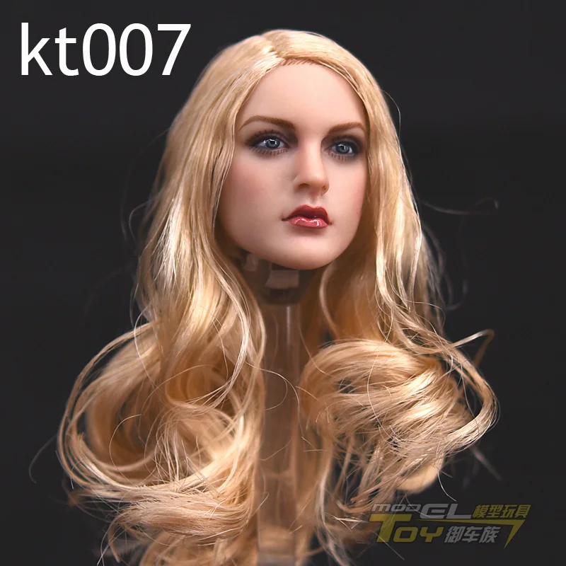 KIMI TOYS KT004 Европейская и американская Женская 1/6 голова Sculpt Beauty Headplay|Игровые