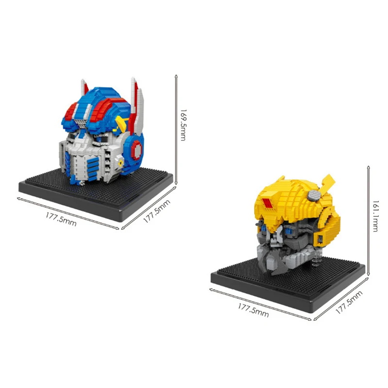 Hot movie super Transformation robot head micro diamond building bricks model nanoblock assemblage toys collection for gifts цена Hot movie super Transformation robot head micro diamond building bricks model nanoblock assemblage toys collection for gifts цены онлайн
