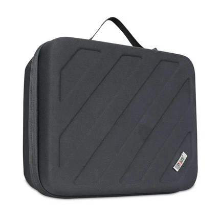 

BUBM camera bag hard case charter receiving bag waterproof storage case portable video bag/case Black