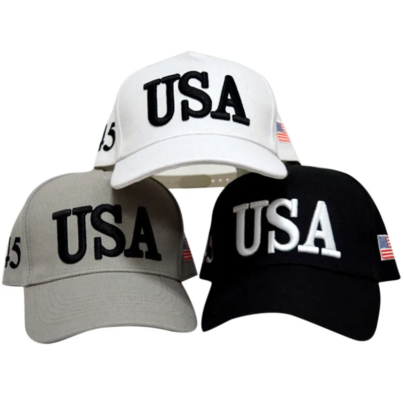 1PC Summer Hat USA Letter Printed Men Women Golf Cap Spring Brand Hat USA Flag Caps Men Women Baseball Caps
