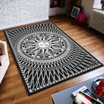 

3D printed carpets Modern living room bedroom Carpet Nordic style Geometric patterns Sofa coffee table bedside Nonslip floor mat