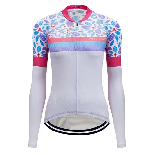 Профессиональная велосипедная одежда, зимний женский комплект, термальный флисовый велосипедный Джерси, Женский костюм для триатлона, велосипедная одежда, униформа mtb maillot - Цвет: only jersey 2