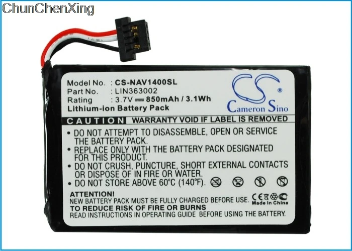 Cameron Sino 850mAh аккумулятор LIN363002 для Navigon 1400 1410 | Электроника